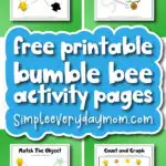 bee activity pages cover image