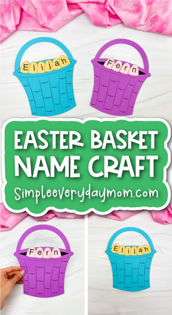 Easter basket name craft cover image