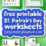 St Patrick's Day worksheets cover image