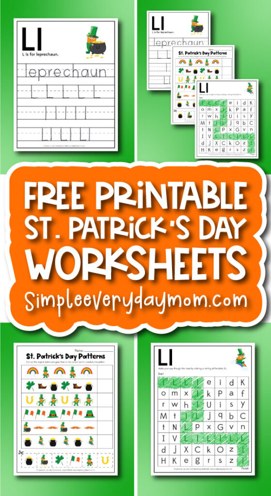 St Patrick's Day worksheets cover image