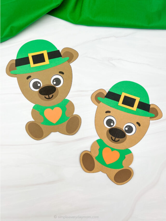Leprechaun Teddy Bear Craft For Kids [Free Template] Story