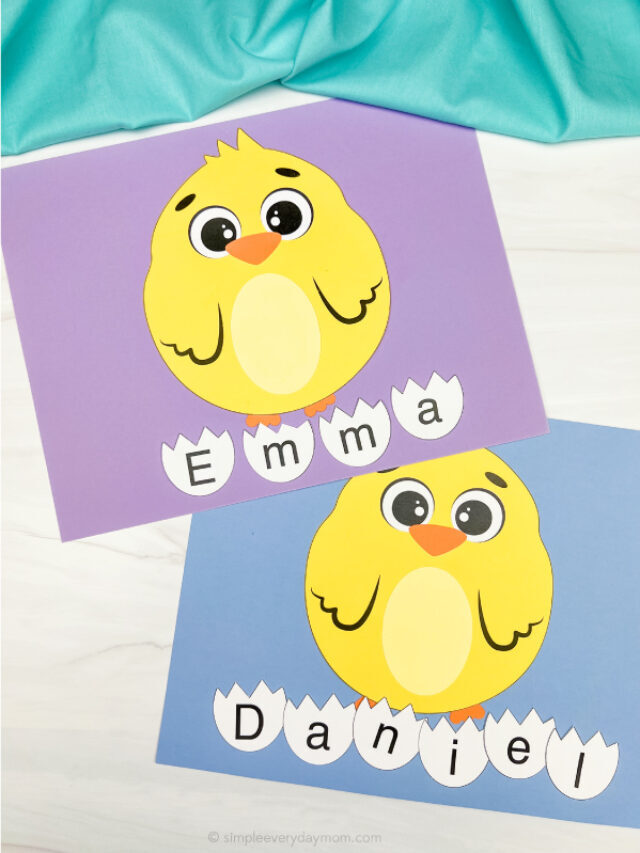 Chick Name Craft For Kids [Free Template] Story