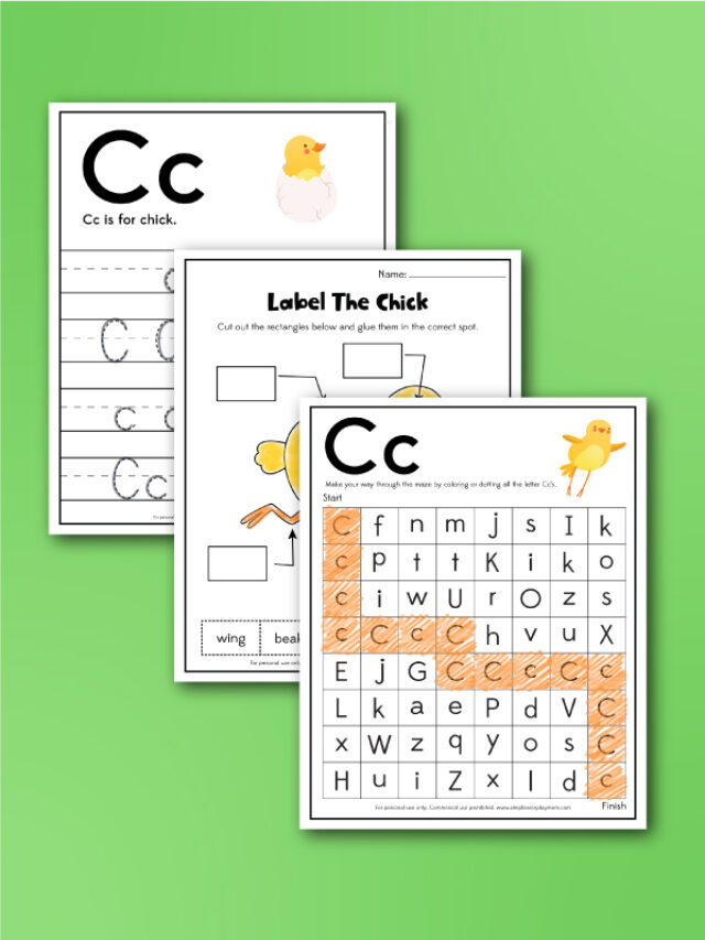 Chick Worksheets For Kids [Free Printable] Story
