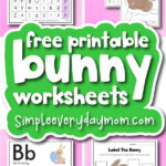 Bunny worksheets cover image