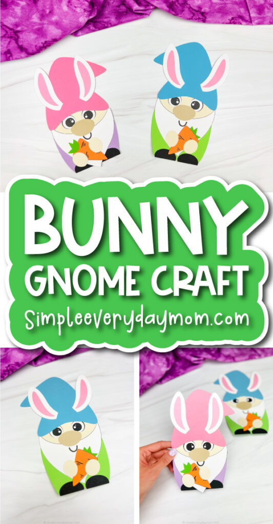 finished bunny gnome craft cover image