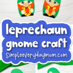 St patricks day leprechaun gnome craft cover image