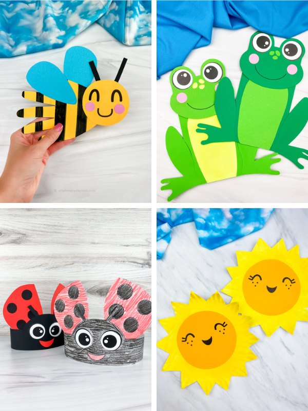 spring paper craft ideas for kids