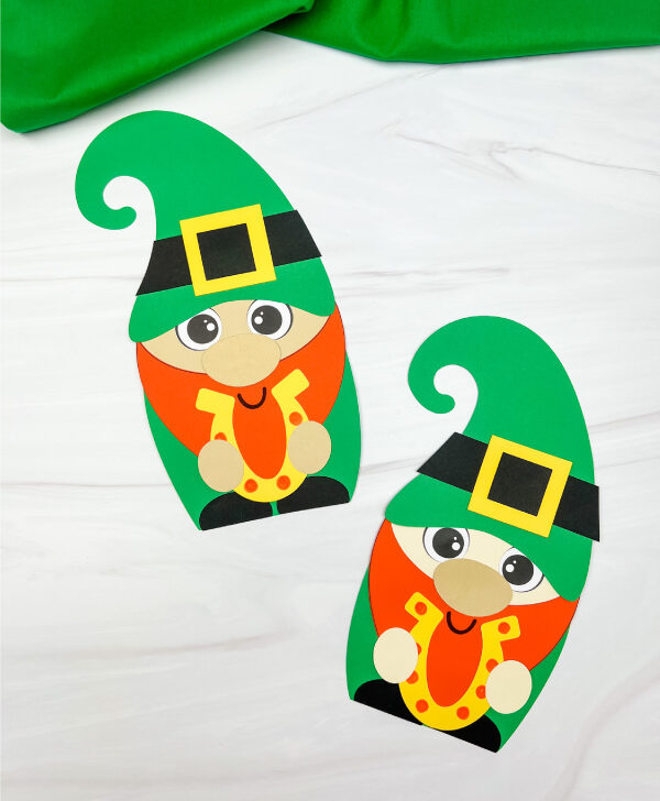 side by side st patricks day gnome