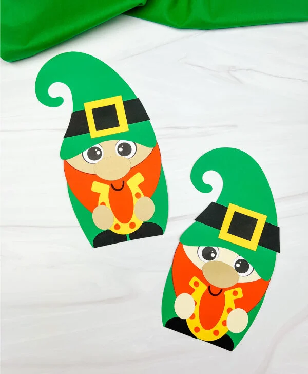 side by side st patricks day gnome