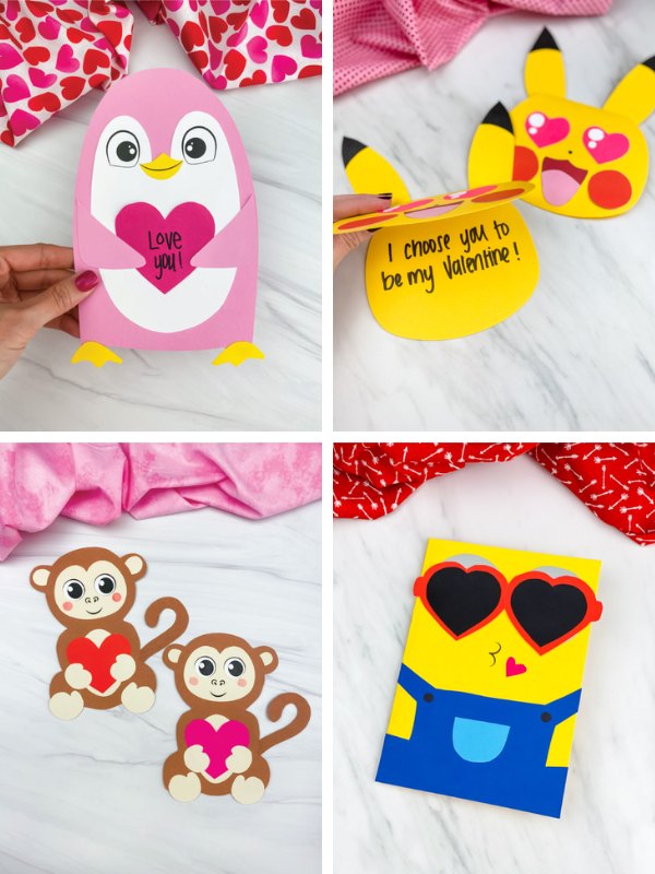valentine craft ideas for kids image collage