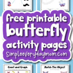 butterfly activity pages cover image