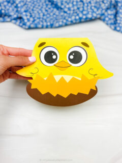 Chick Card Craft For Kids [Free Template]
