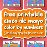 cinco de mayo color by number cover image