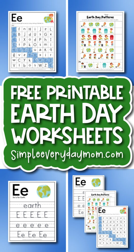 Earth Day worksheets for kids cover image