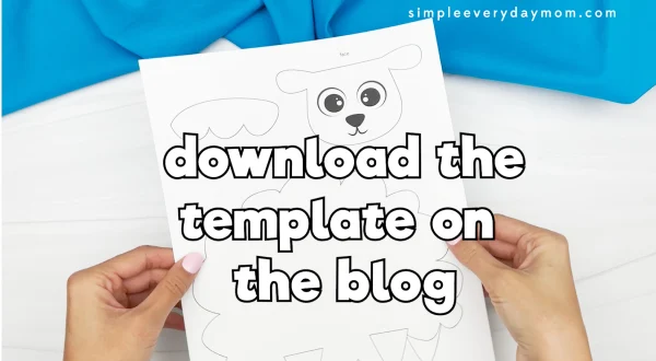 printed baa baa black sheep template with "download the template on the blog" overlay