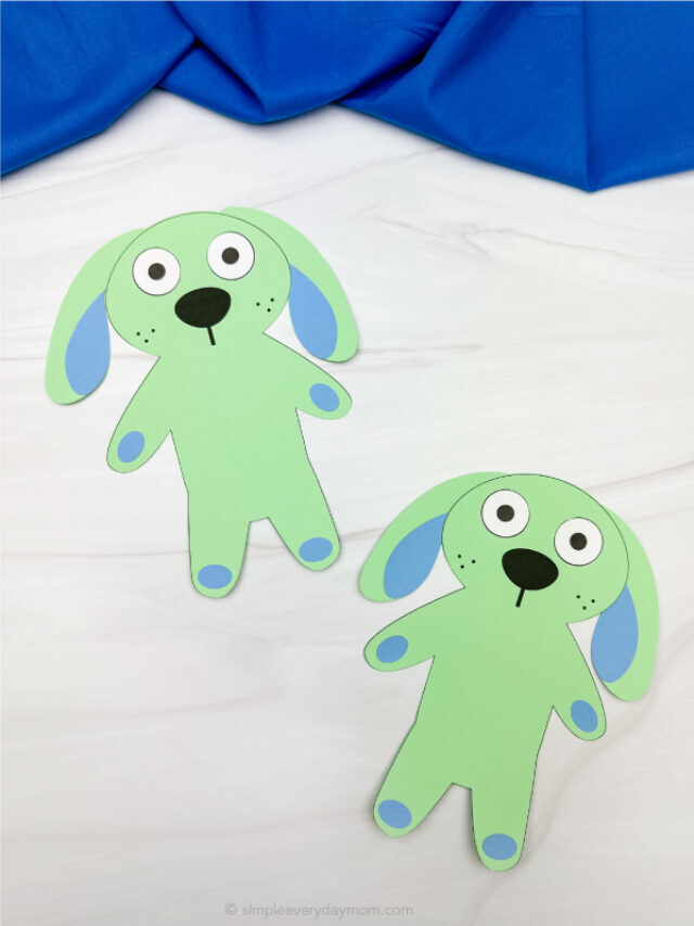 Knuffle Bunny Book Craft For Kids (Free Template) Story