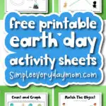 Earth day activity pages cover image