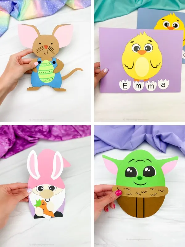 Easter craft ideas for kids image collage