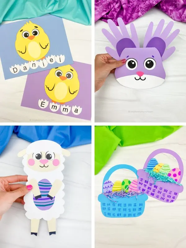 Easter craft ideas image collage