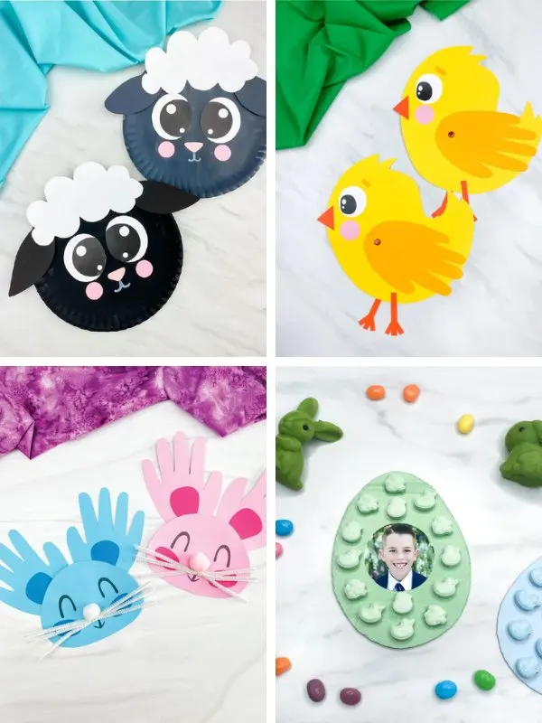 Easter kids craft ideas image collage