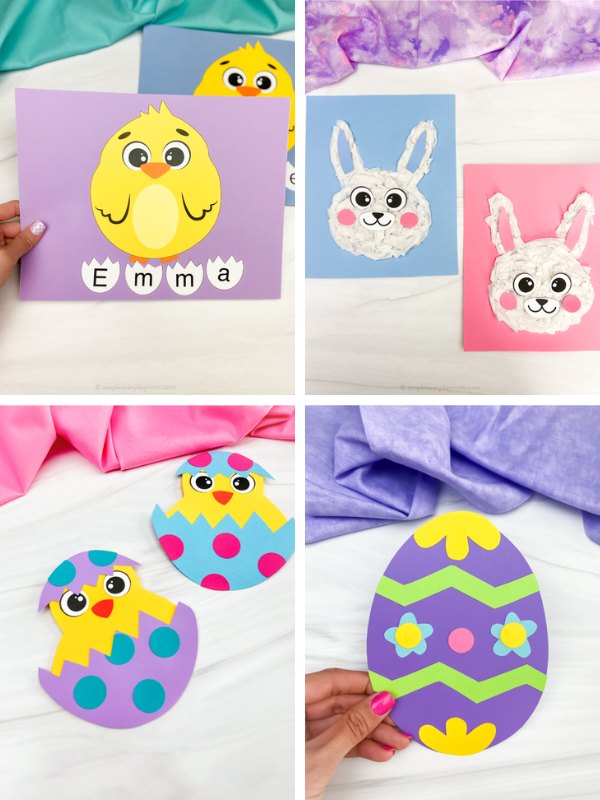 Easter craft ideas for kids image collage