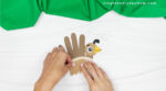 Quail Handprint Craft For Kids [Free Template]