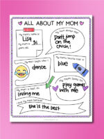 Free All About Mom Printable For Kids (Plus Grandma, Too!)