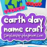 Earth day name craft cover image