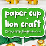 lion paper cup craft cover image