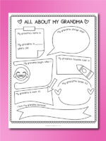 Free All About Mom Printable For Kids (Plus Grandma, Too!)