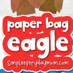 Eagle paper bag puppet cover image