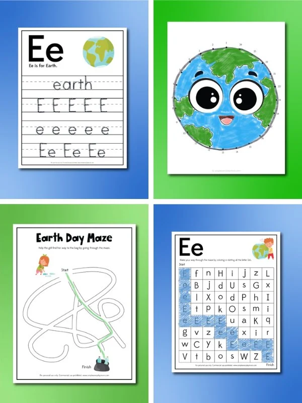 earth day activity ideas image collage