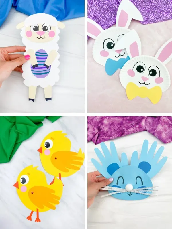 Easter craft ideas image collage