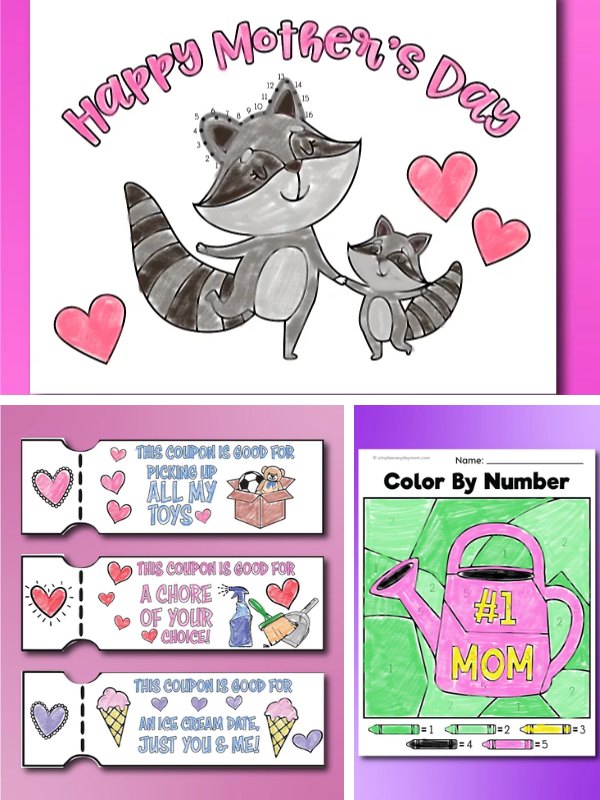 Mothers day activities ideas image collage