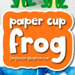 frog paper cup finished craft cover image