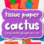 cactus tissue paper craft cover image