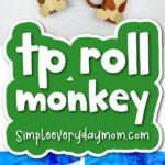 Toilet paper monkey craft cover image