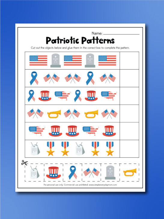 Memorial Day Worksheets For Kids [Freebie]