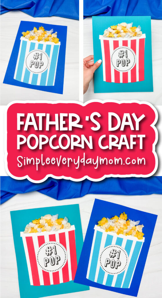 Father's Day popcorn craft cover image