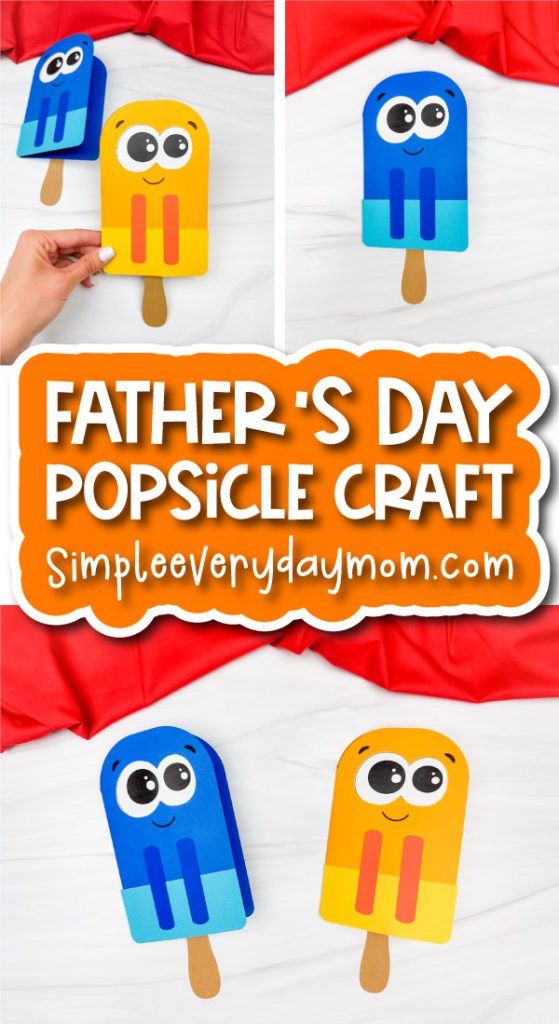 Popsicle Father's Day craft cover image
