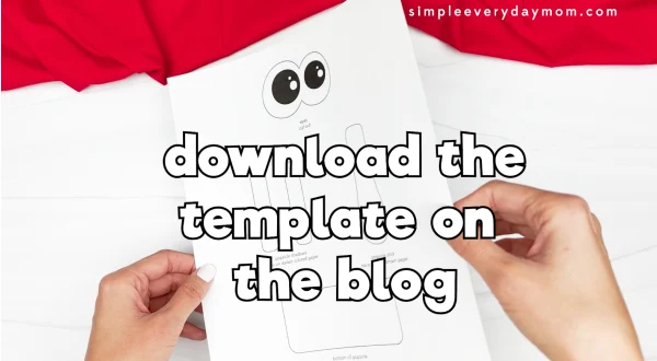 printed popsicle template with "download the template on the blog" overlay