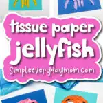 tissue paper jellyfish craft cover image