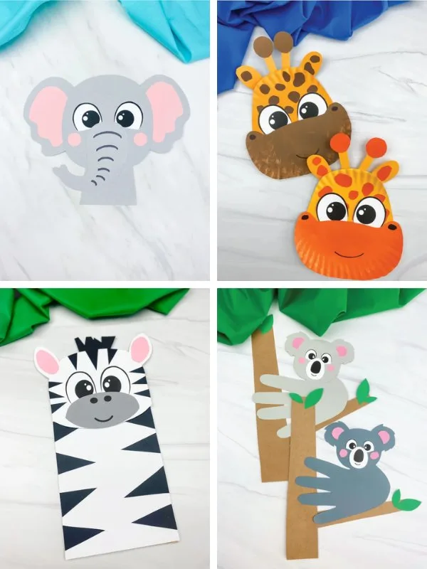 animal ideas for kids image collage