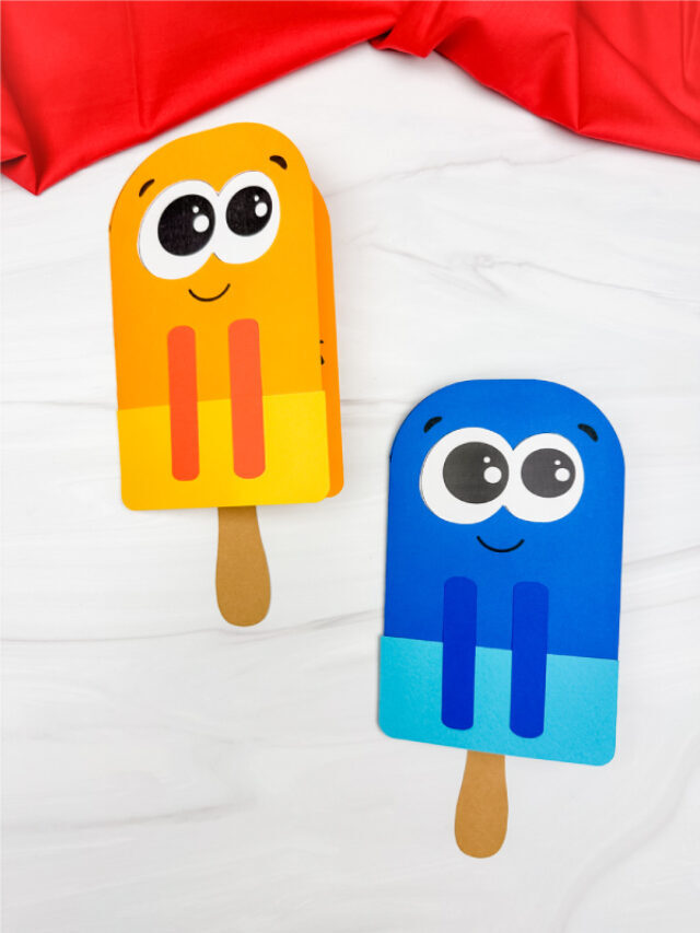 Popsicle Father’s Day Card For Kids [Free Template] Story