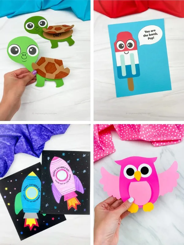 Father's Day craft ideas for kids image collage