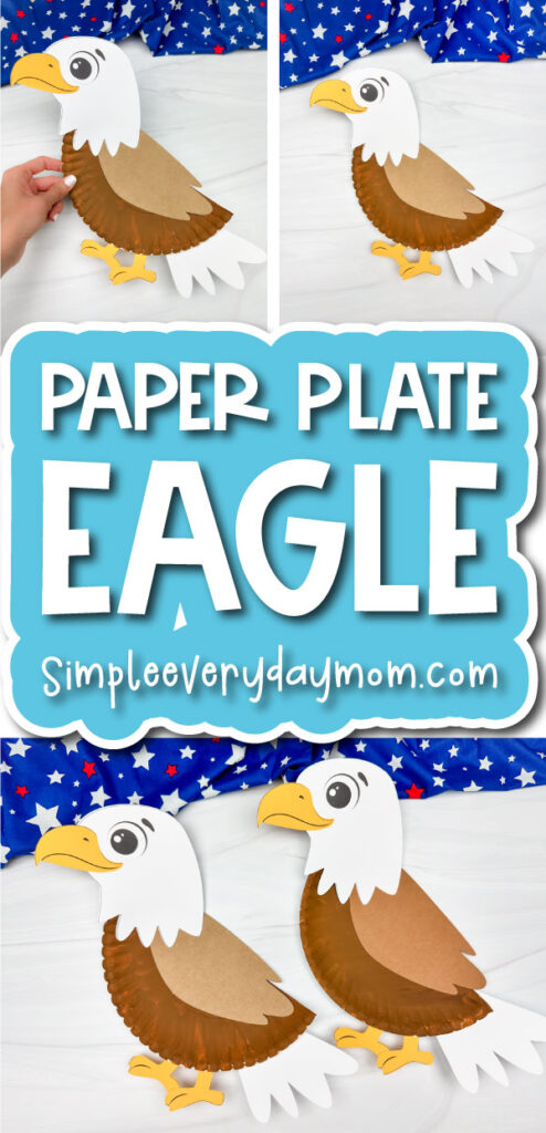 Eagle paper plate craft cover image