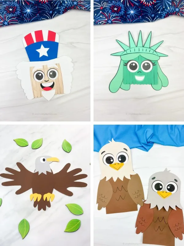 patriotic craft ideas for kids image collage