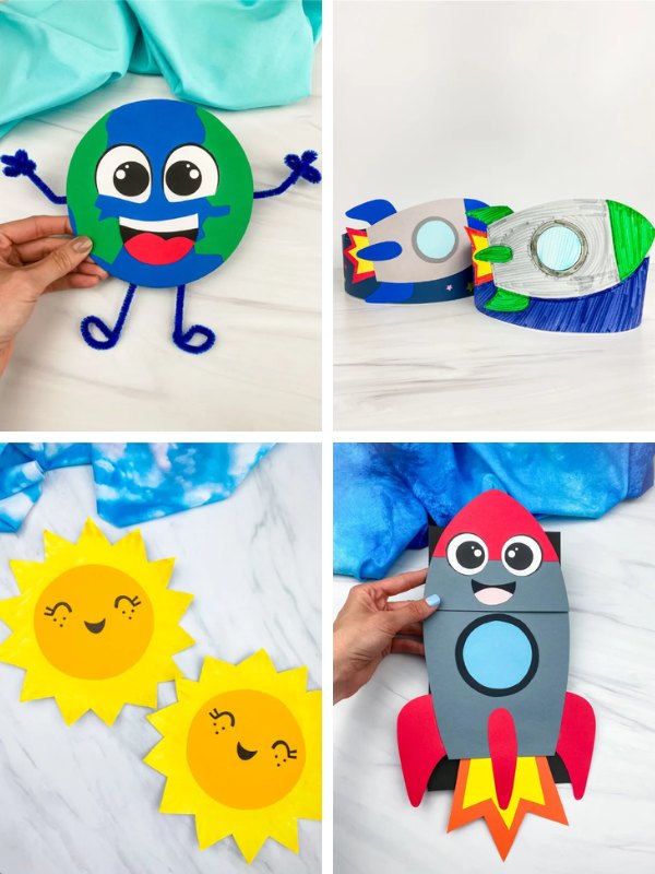 space craft ideas for kids image collage