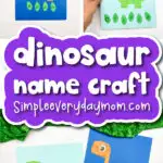 dinosaur name craft cover image