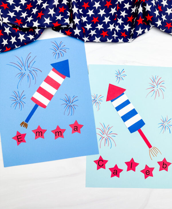 two examples of patriotic name craft